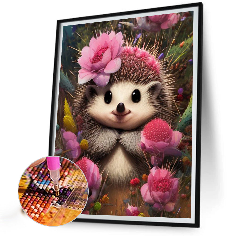 Little Hedgehog - Full AB Dril Square Diamond Painting 40*50CM