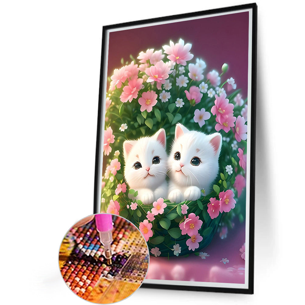 Kitten - Full AB Dril Square Diamond Painting 40*60CM