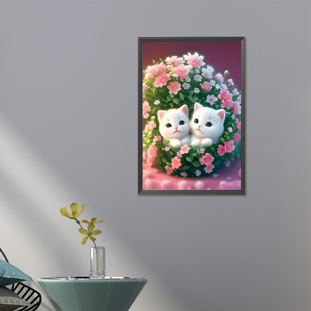 Kitten - Full AB Dril Square Diamond Painting 40*60CM