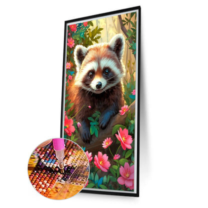 Red Panda - Full AB Dril Square Diamond Painting 40*70CM