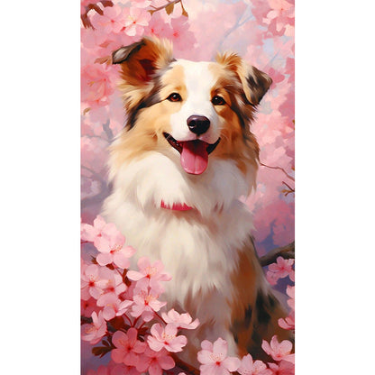 Puppy - Full AB Dril Square Diamond Painting 40*70CM