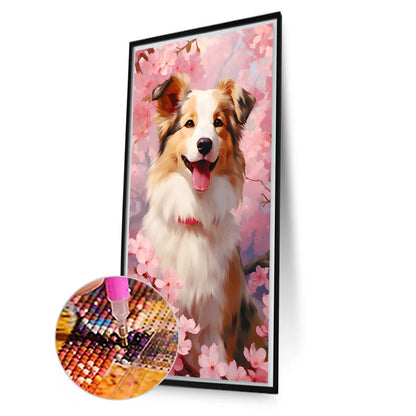 Puppy - Full AB Dril Square Diamond Painting 40*70CM