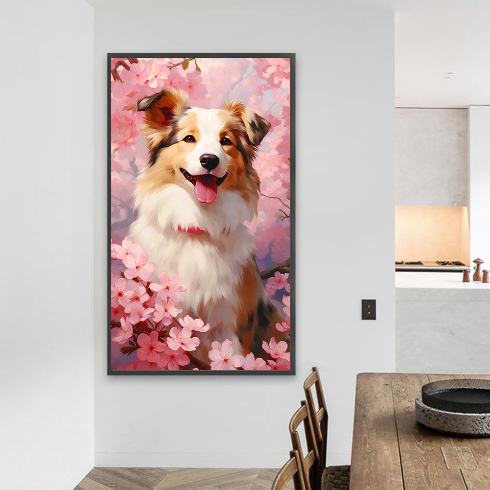 Puppy - Full AB Dril Square Diamond Painting 40*70CM