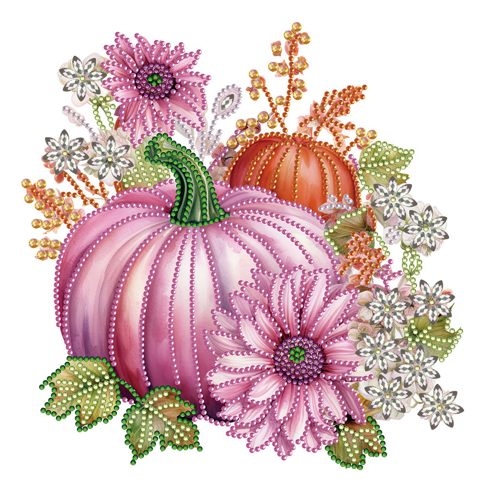 Autumn Pumpkin - Special Shaped Drill Diamond Painting 30*30CM