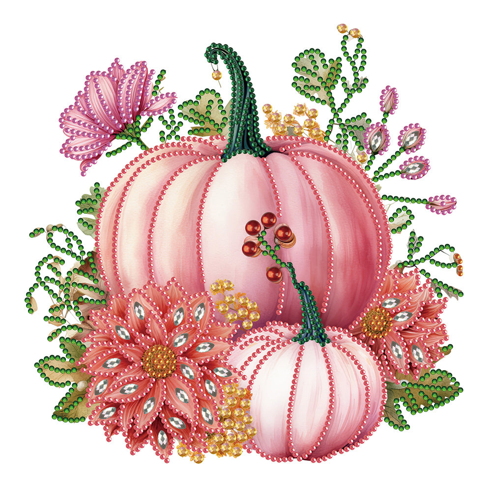 Autumn Pumpkin - Special Shaped Drill Diamond Painting 30*30CM