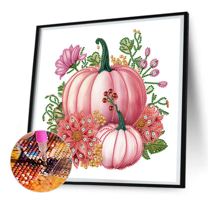 Autumn Pumpkin - Special Shaped Drill Diamond Painting 30*30CM