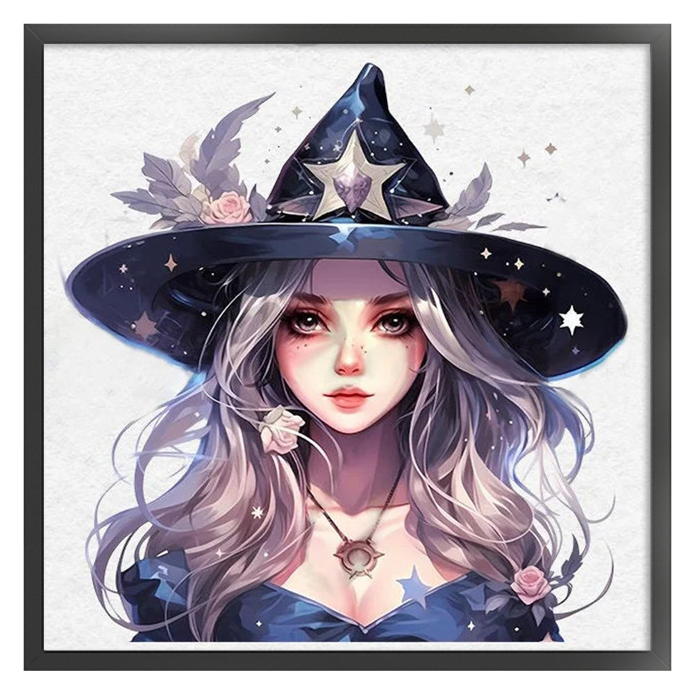 Halloween Witch - 11CT Stamped Cross Stitch 60*60CM