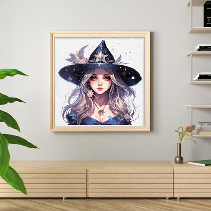 Halloween Witch - 11CT Stamped Cross Stitch 60*60CM