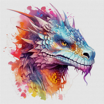 Dragon - 16CT Stamped Cross Stitch 35*35CM