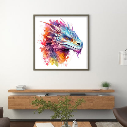 Dragon - 16CT Stamped Cross Stitch 35*35CM