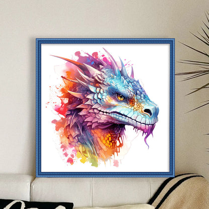 Dragon - 16CT Stamped Cross Stitch 35*35CM