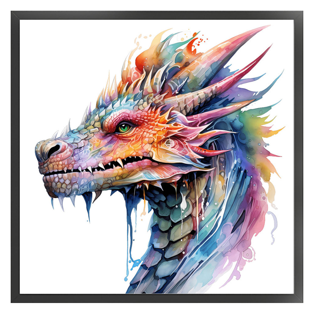 Dragon - 16CT Stamped Cross Stitch 35*35CM