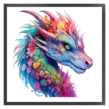 Dragon - 16CT Stamped Cross Stitch 35*35CM