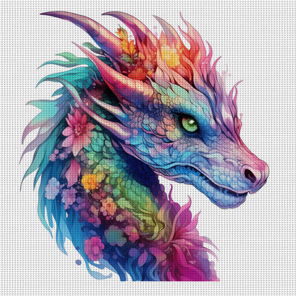 Dragon - 16CT Stamped Cross Stitch 35*35CM
