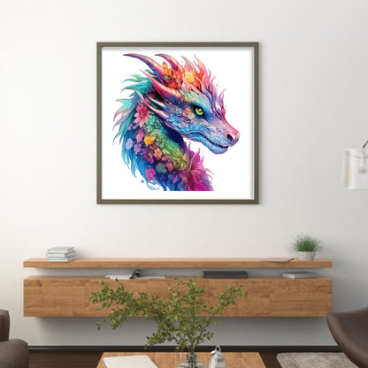 Dragon - 16CT Stamped Cross Stitch 35*35CM
