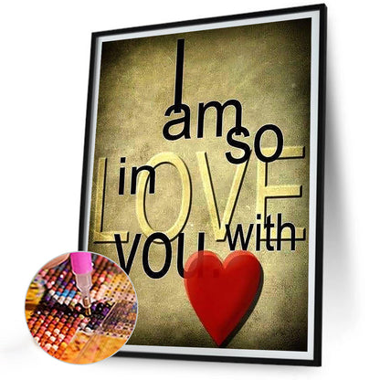 True Confession Words - Full Round Drill Diamond Painting 30*40CM