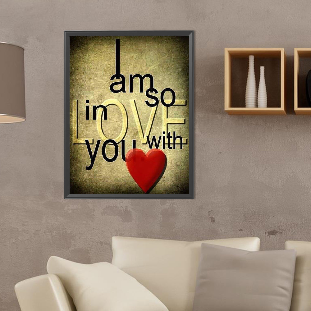 True Confession Words - Full Round Drill Diamond Painting 30*40CM