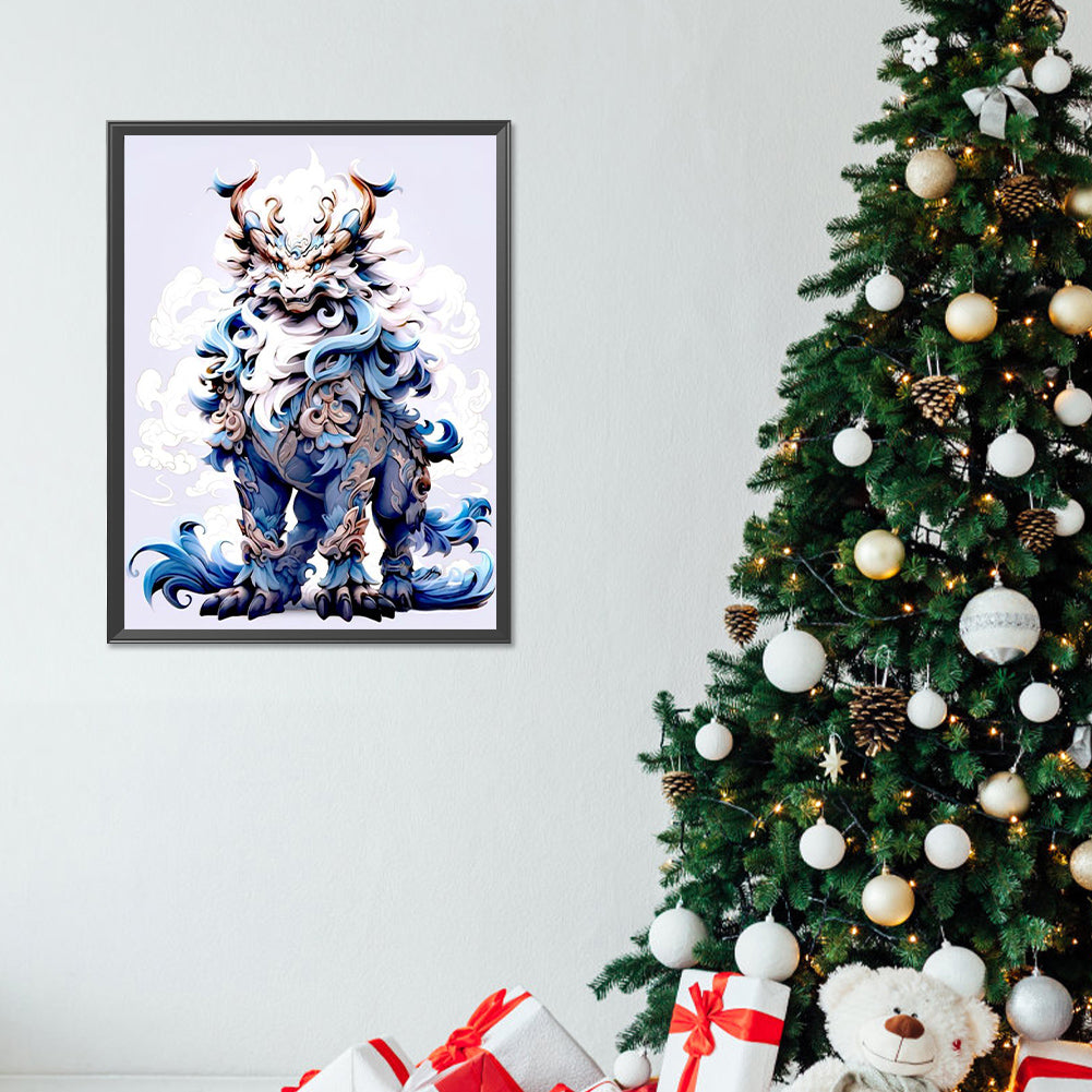 Majestic Beast - Full Round Drill Diamond Painting 30*40CM