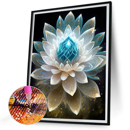Holy Lotus Flower - Full Round Drill Diamond Painting 30*40CM