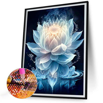 Holy Lotus Flower - Full Round Drill Diamond Painting 30*40CM
