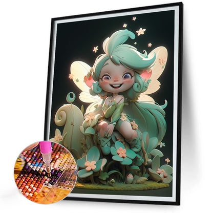 Elf Girl - Full Round Drill Diamond Painting 30*40CM