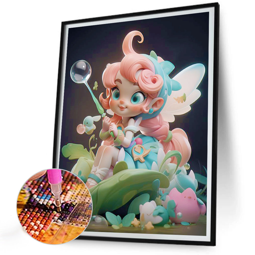 Elf Girl - Full Round Drill Diamond Painting 30*40CM