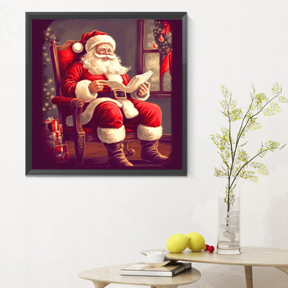 Santa Claus - Full Round Drill Diamond Painting 30*30CM