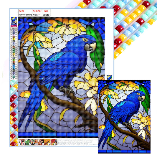 Parrot - Full Square Drill Diamond Painting 30*40CM