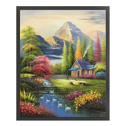 Landscape - 11CT Stamped Cross Stitch 40*50CM