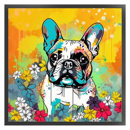 Colorful Dogs - 11CT Stamped Cross Stitch 40*40CM