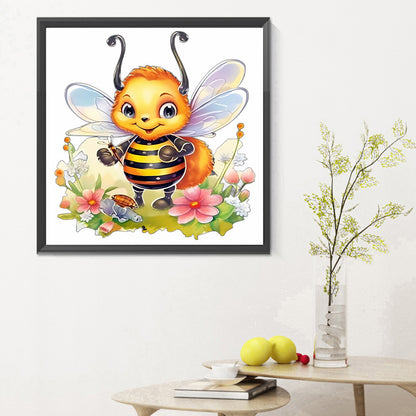 Bee - Full Round Drill Diamond Painting 30*30CM