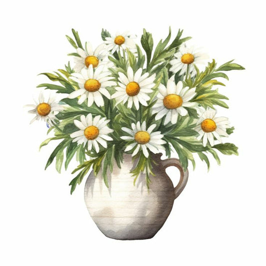 Daisy - Full Round Drill Diamond Painting 30*30CM