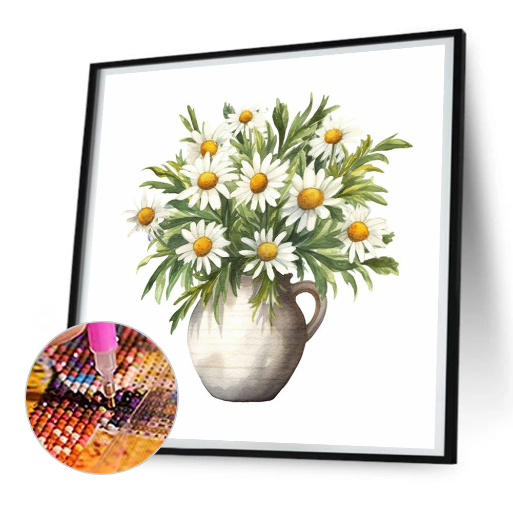 Daisy - Full Round Drill Diamond Painting 30*30CM