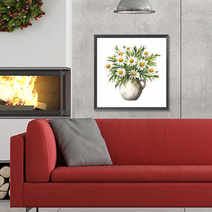 Daisy - Full Round Drill Diamond Painting 30*30CM