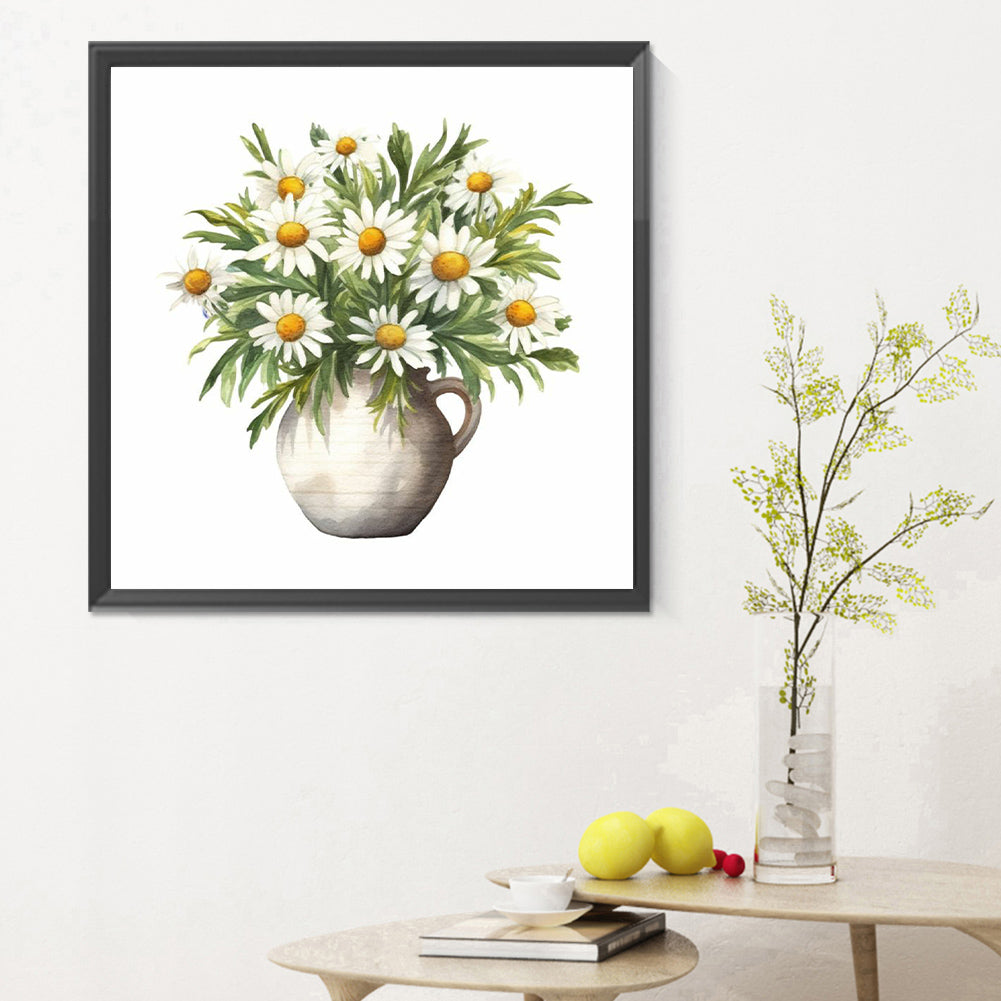 Daisy - Full Round Drill Diamond Painting 30*30CM