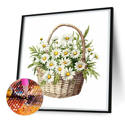 Daisy - Full Round Drill Diamond Painting 30*30CM