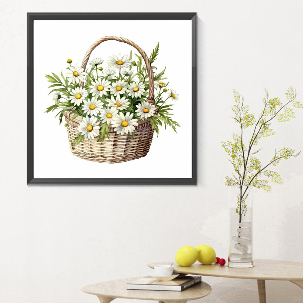 Daisy - Full Round Drill Diamond Painting 30*30CM