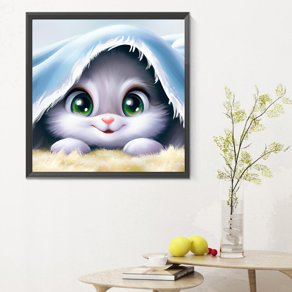 Rabbit - Full Round Drill Diamond Painting 30*30CM