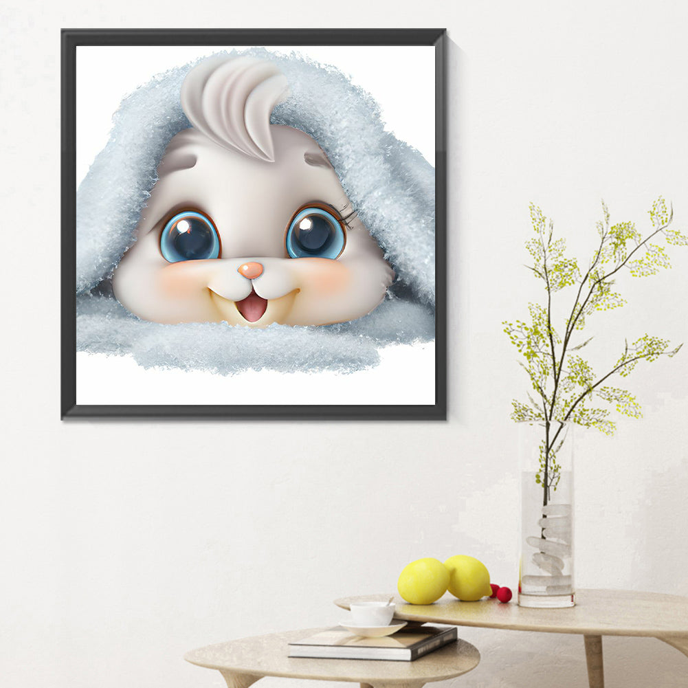 Rabbit - Full Round Drill Diamond Painting 30*30CM