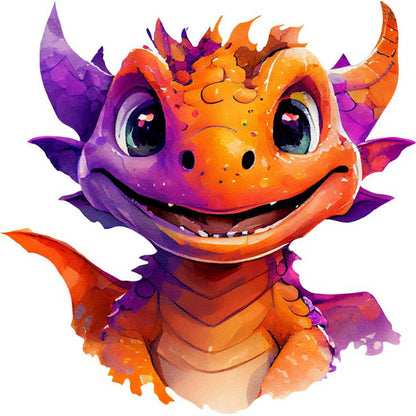 Dragon - Full Round Drill Diamond Painting 30*30CM