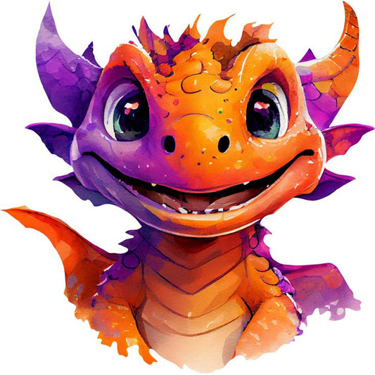 Dragon - Full Round Drill Diamond Painting 30*30CM