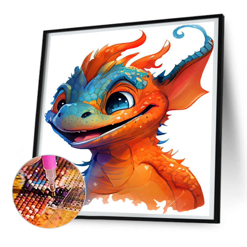 Dragon - Full Round Drill Diamond Painting 30*30CM