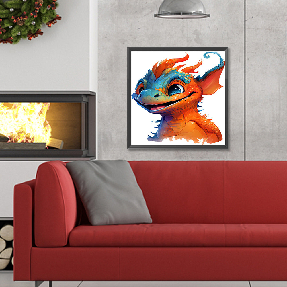 Dragon - Full Round Drill Diamond Painting 30*30CM