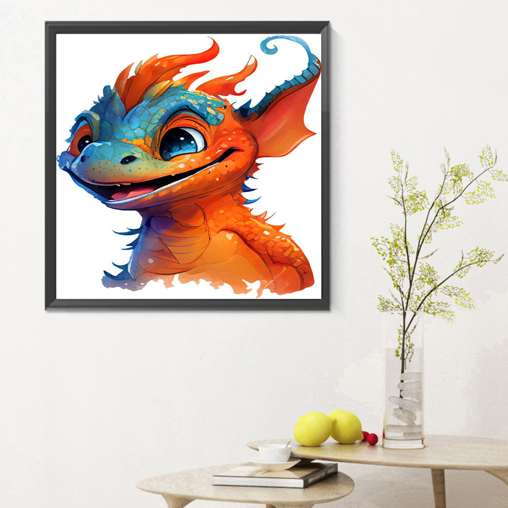 Dragon - Full Round Drill Diamond Painting 30*30CM