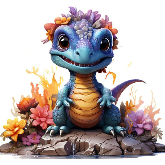 Dragon - Full Round Drill Diamond Painting 30*30CM