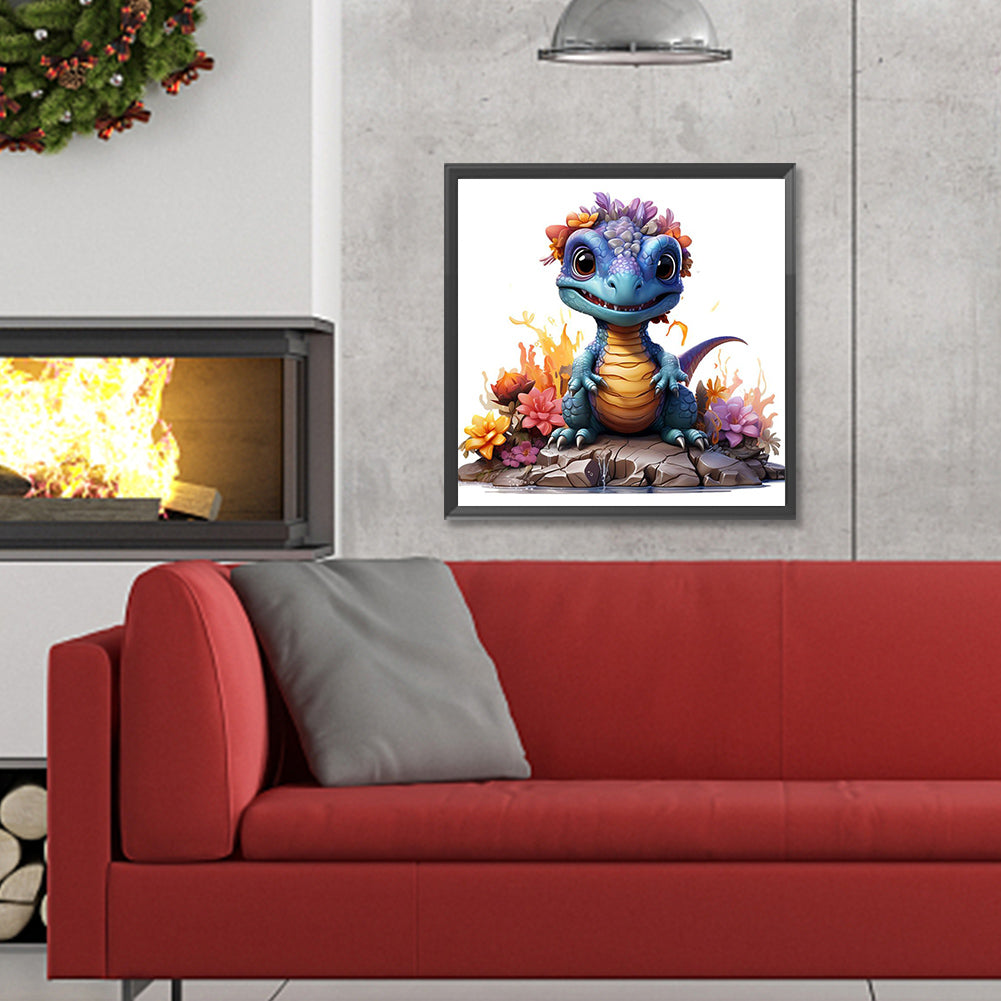 Dragon - Full Round Drill Diamond Painting 30*30CM