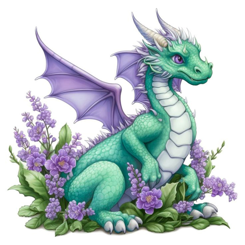 Dragon - Full Round Drill Diamond Painting 30*30CM