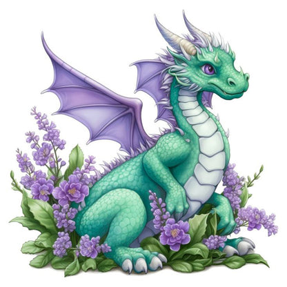 Dragon - Full Round Drill Diamond Painting 30*30CM