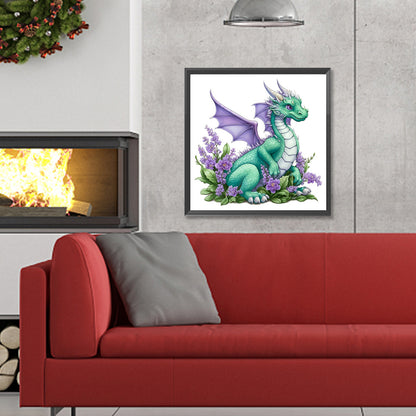 Dragon - Full Round Drill Diamond Painting 30*30CM
