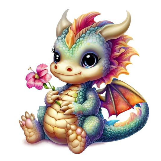 Dragon - Full Round Drill Diamond Painting 30*30CM